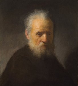 Oude man met baard